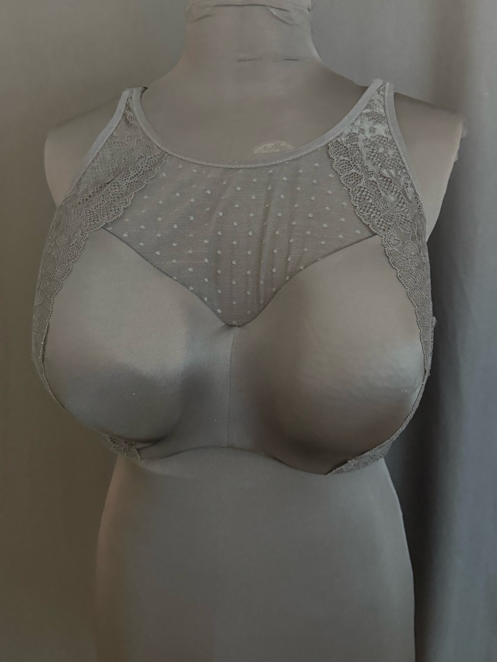 Cacique High Neck Mesh Balconette Bra 46DD